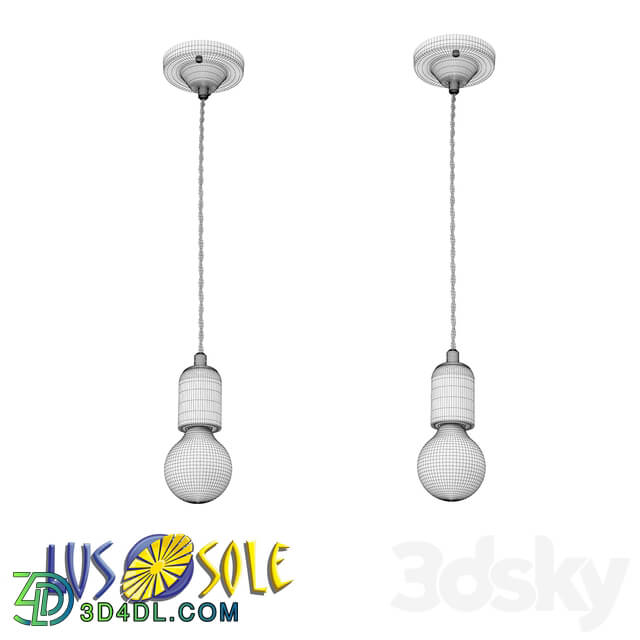 Ceiling light - OM Pendant lamp Lussole Loft Vermilion LSP-8159_ LSP-8160