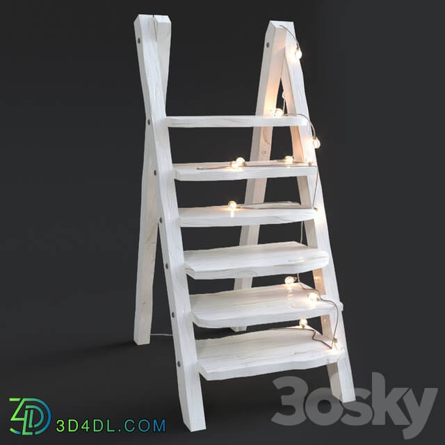 Miscellaneous - Decorative staircase with garlands