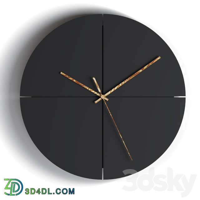 Watches _ Clocks - Wallclock_wooden hands