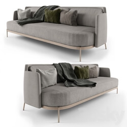 Sofa - Minotti tape sofa gray 