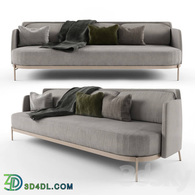 Sofa - Minotti tape sofa gray