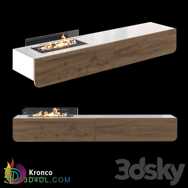 Fireplace - OM - Biofireplace stand Kronco Latelli