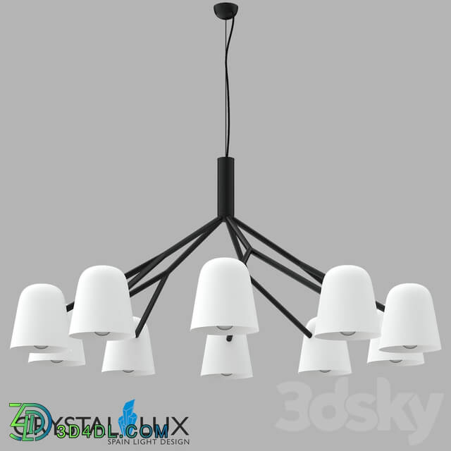 Ceiling light - ENRIQUE SP10 BLACK _ WHITE