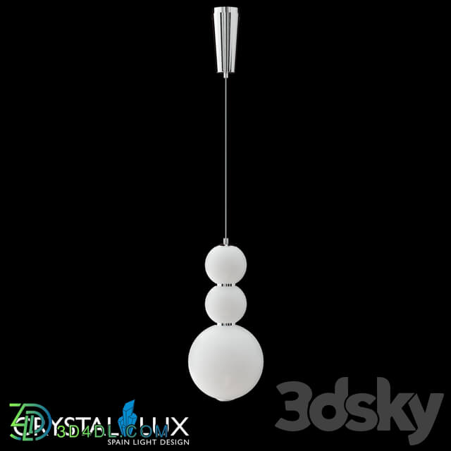 Ceiling light - Desi Sp3 Chrome _ White