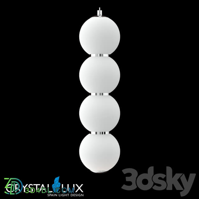 Ceiling light - DESI SP4 CHROME _ WHITE