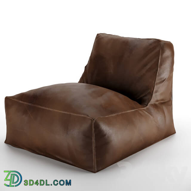 Arm chair - Frameless lounge chair leather