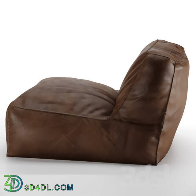 Arm chair - Frameless lounge chair leather