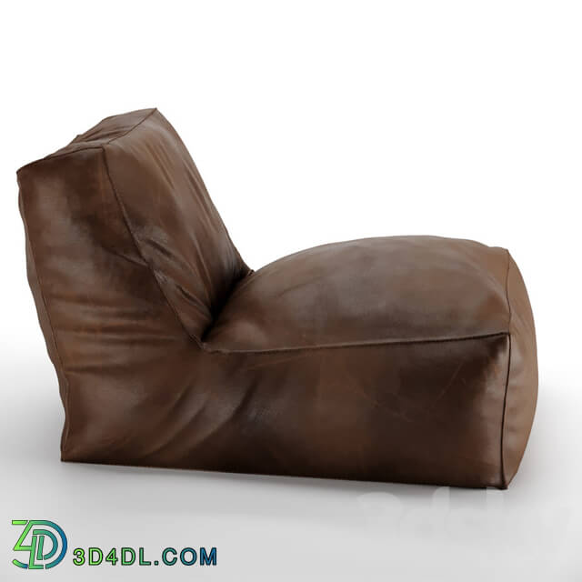 Arm chair - Frameless lounge chair leather