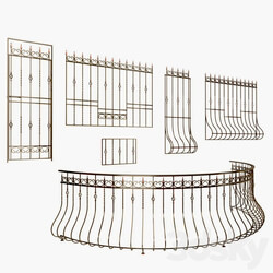 Other architectural elements - Balcony fencing and window grilles 