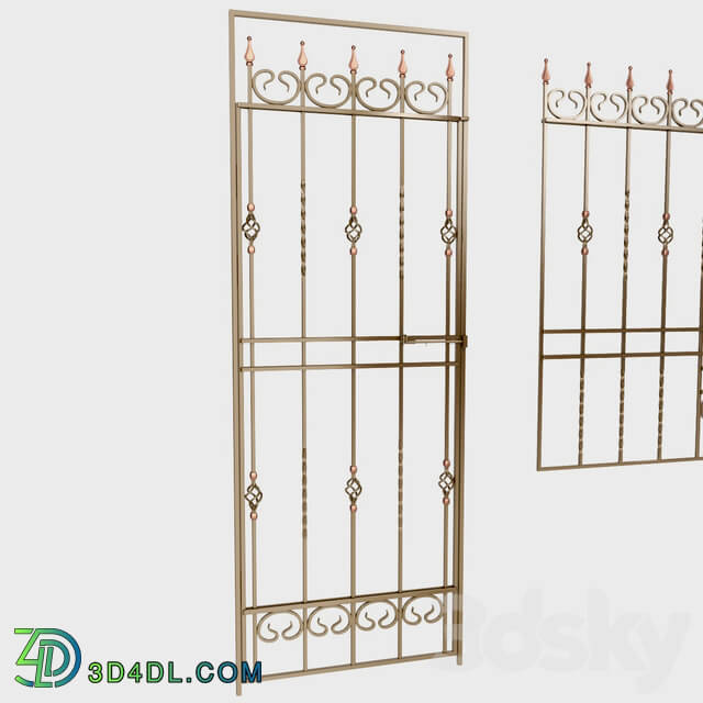 Other architectural elements - Balcony fencing and window grilles