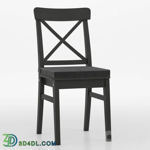 Table _ Chair - Ikea Ingolf Chair black