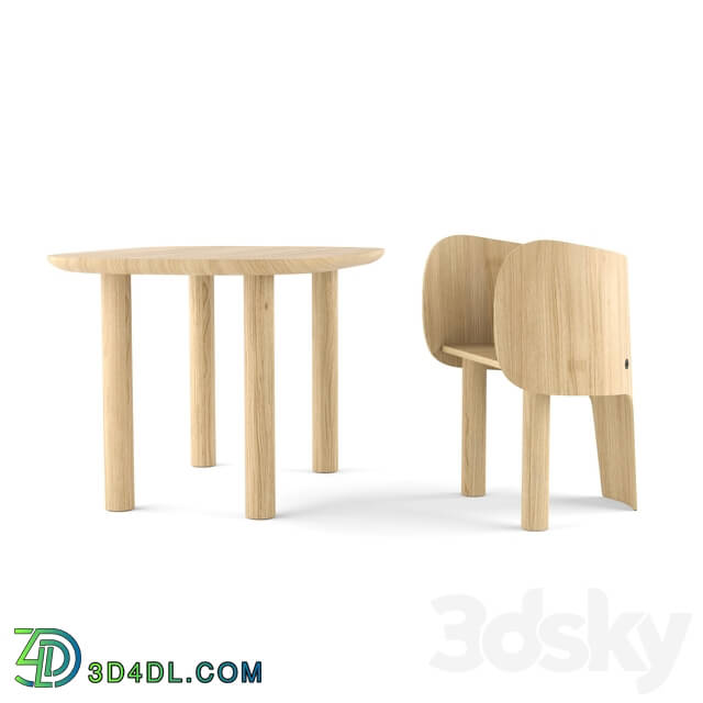 Table _ Chair - Marc Venot Elephant Chair and Table