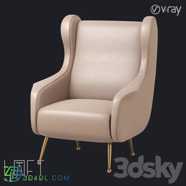 Arm chair - Armchair LoftDesigne 30814 model