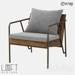 Arm chair - Armchair LoftDesigne 31355 model 
