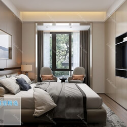3D66 2019 Bedroom Modern style (004) 