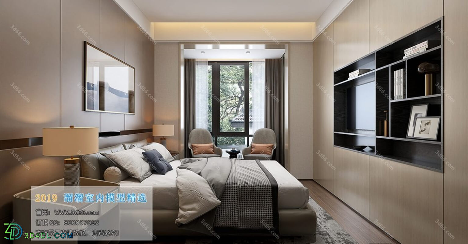 3D66 2019 Bedroom Modern style (004)