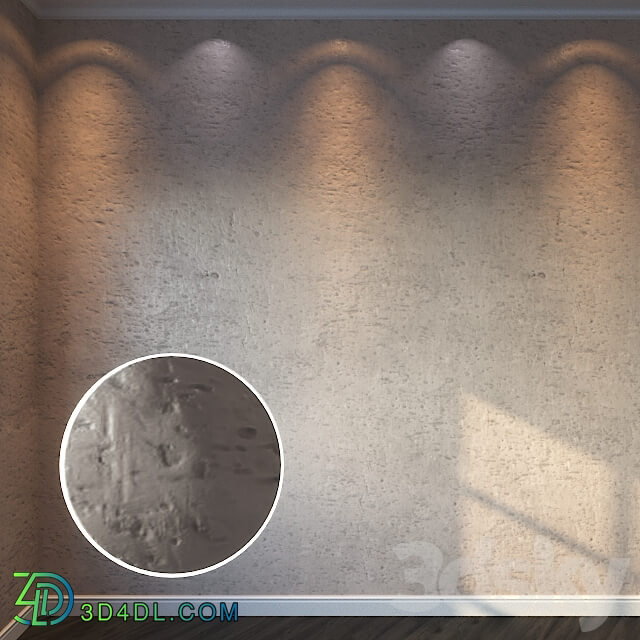 Wall covering - Decorative Plaster 224 - 8K Material