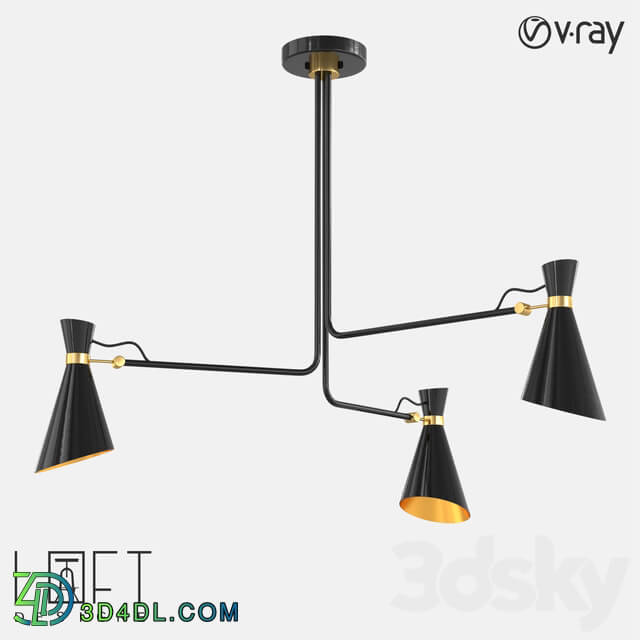 Ceiling light - Pendant lamp LoftDesigne 4706 model