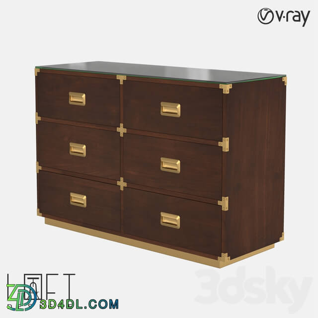 Sideboard _ Chest of drawer - Chest of drawers LoftDesigne 7391 model