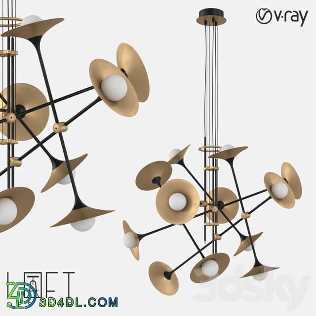 Ceiling light - Pendant lamp LoftDesigne 7928 model