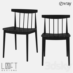Chair - Chair LoftDesigne 30122 model 