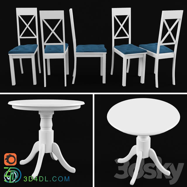 Table _ Chair - Dining Table Set