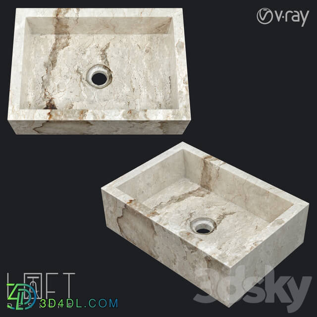 Wash basin - Sink LoftDesigne 3364 model