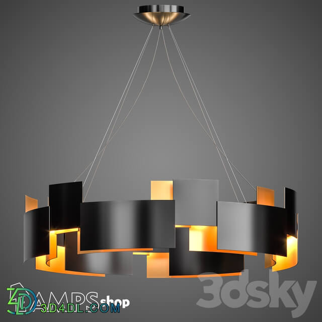 Ceiling light - L1077 Chandelier OBN