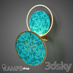 Wall light - B4055 Sconce Blue Lagoon 