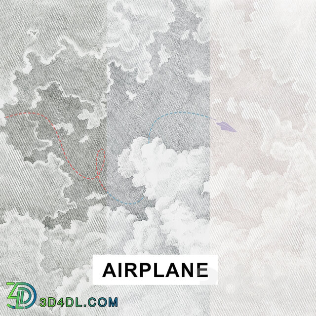 Wall covering - factura _ AIRPLANE