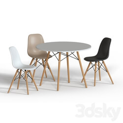 Table _ Chair - Barry Dining Group Model 370 