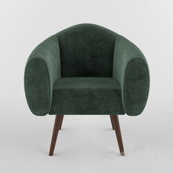 Chair - velvet chair 