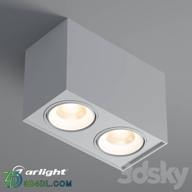 Spot light - LED Downlight SP-CUBUS-S100x200WH-2x11W