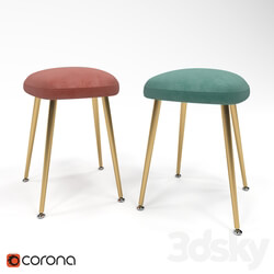 Other soft seating - La Redoute Interieurs Stool Topim 