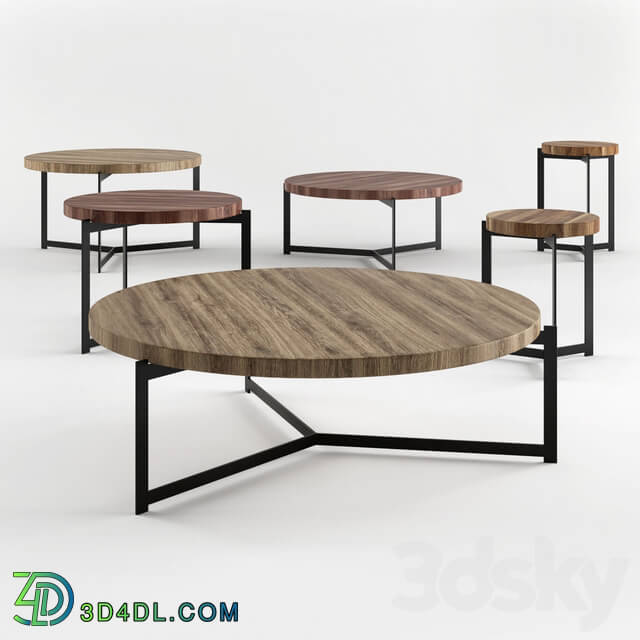 Table - Plateau Coffee and Side Table DK3