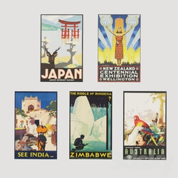 Frame - Retro Travel Posters 