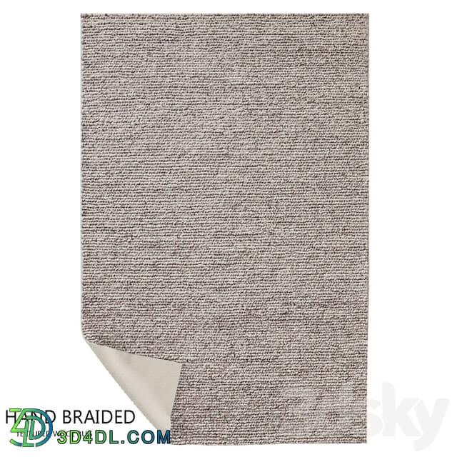 Carpets - Hand-Braided Textured Wool Rug