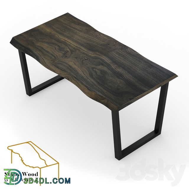 Table - Table from Slab with _living Edge_