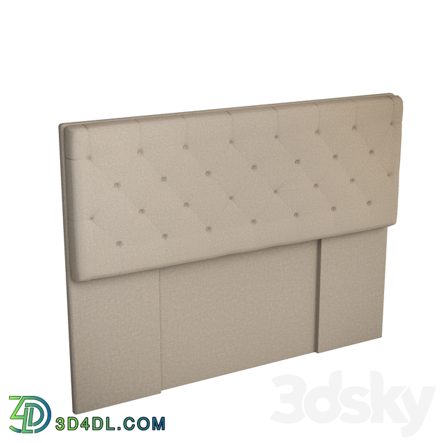 Bed - Headboard_01 3D model