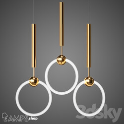 Ceiling light - PDL2033 Chandelier Glowing RING 