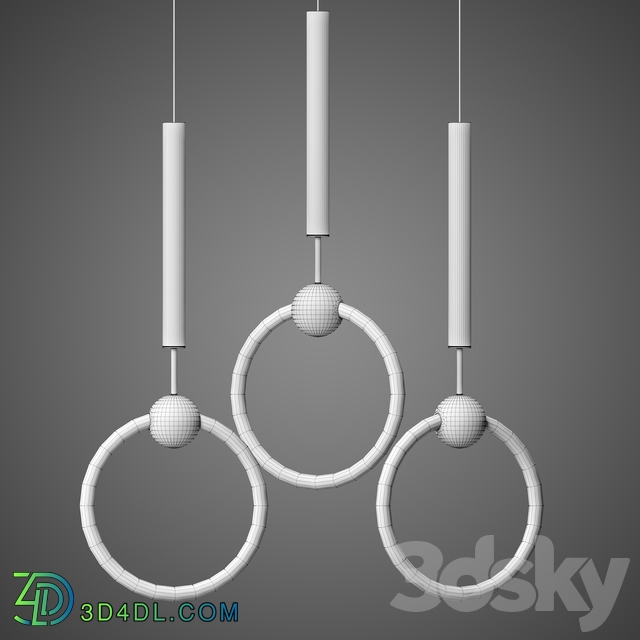 Ceiling light - PDL2033 Chandelier Glowing RING