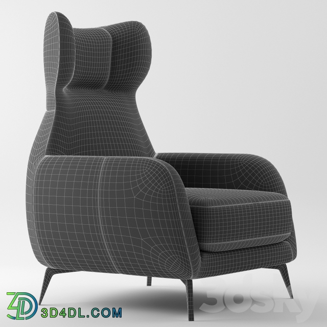 Arm chair - Duffle Armchair by Ditre Italia