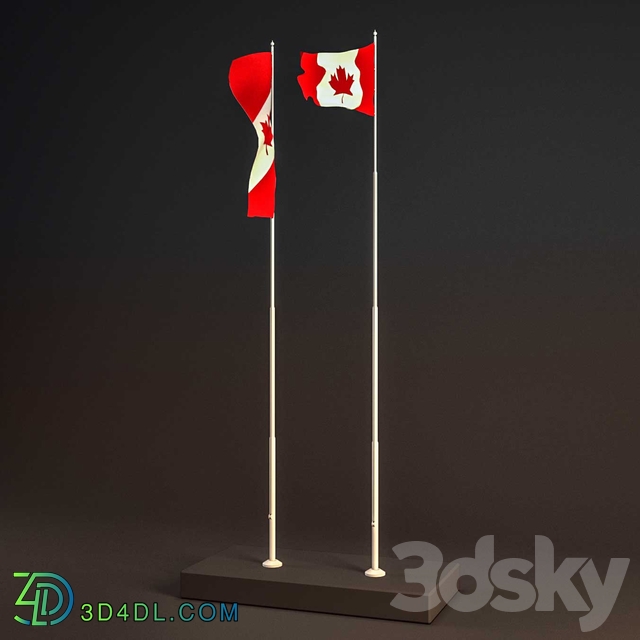 Other architectural elements - Flag