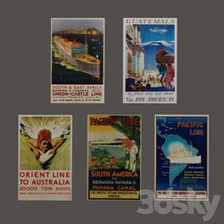 Frame - Retro Travel Posters2 
