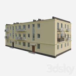 Building - Soviet residential building 
