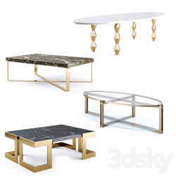 Table - Coffee Tables Set 04 