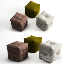 Other soft seating - Pouf fabric set 