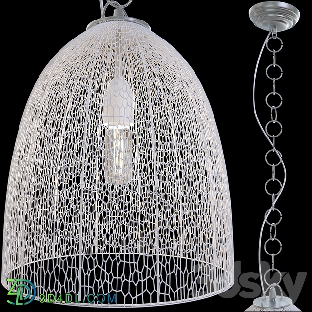 Ceiling light - Chandelier Comptoir de Famille 153420 Suspension Lampe Mamina Blanc