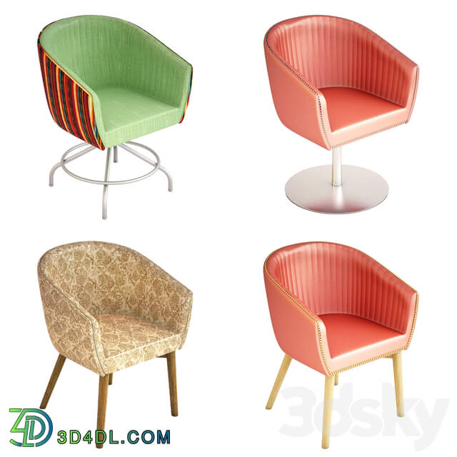 Chair - Dining Bucket Chair Variants