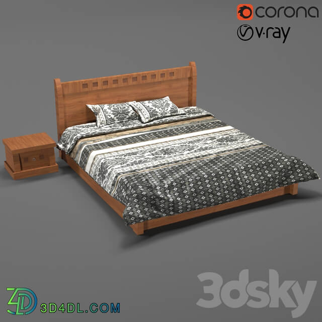 Bed - Neo classic bed